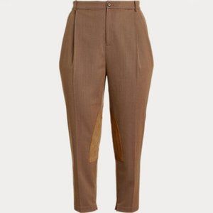 New! Lauren Ralph Lauren Pleated Bi-Stretch Jodhpur Riding Trouser Pant